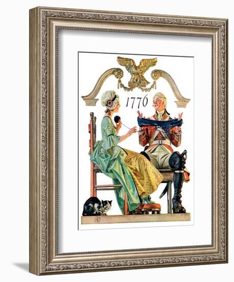 "Truce,"July 4, 1931-Joseph Christian Leyendecker-Framed Giclee Print