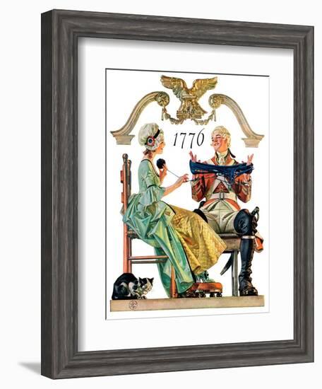 "Truce,"July 4, 1931-Joseph Christian Leyendecker-Framed Giclee Print