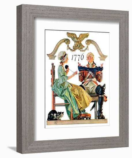 "Truce,"July 4, 1931-Joseph Christian Leyendecker-Framed Giclee Print