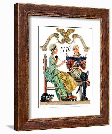 "Truce,"July 4, 1931-Joseph Christian Leyendecker-Framed Giclee Print