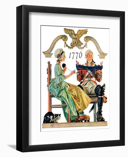 "Truce,"July 4, 1931-Joseph Christian Leyendecker-Framed Giclee Print