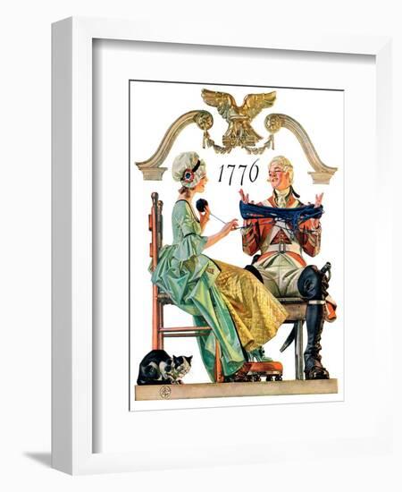 "Truce,"July 4, 1931-Joseph Christian Leyendecker-Framed Giclee Print