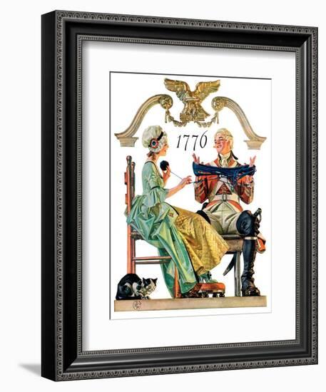 "Truce,"July 4, 1931-Joseph Christian Leyendecker-Framed Giclee Print