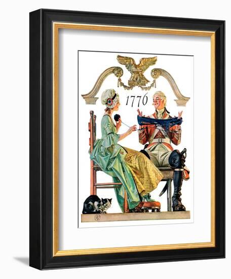 "Truce,"July 4, 1931-Joseph Christian Leyendecker-Framed Giclee Print