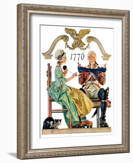 "Truce,"July 4, 1931-Joseph Christian Leyendecker-Framed Giclee Print