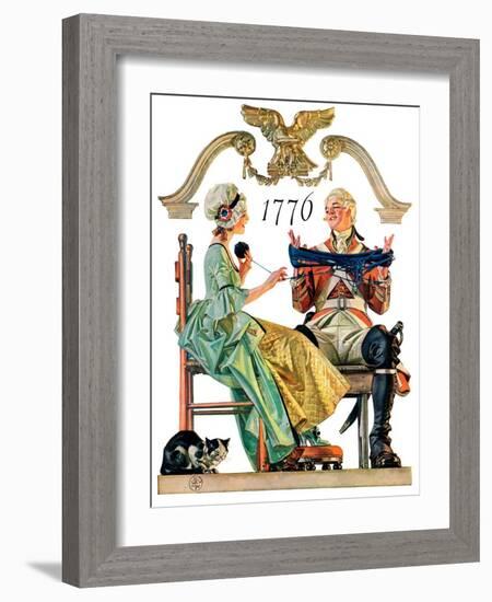 "Truce,"July 4, 1931-Joseph Christian Leyendecker-Framed Giclee Print