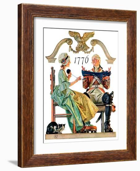 "Truce,"July 4, 1931-Joseph Christian Leyendecker-Framed Giclee Print