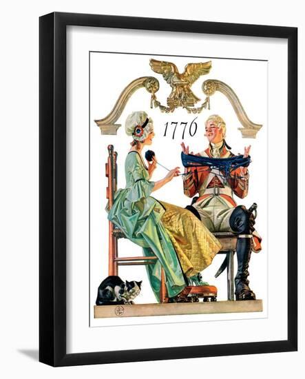 "Truce,"July 4, 1931-Joseph Christian Leyendecker-Framed Giclee Print