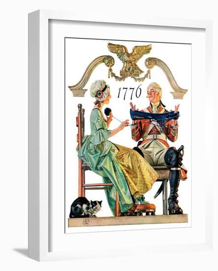 "Truce,"July 4, 1931-Joseph Christian Leyendecker-Framed Giclee Print