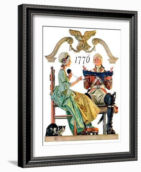 "Truce,"July 4, 1931-Joseph Christian Leyendecker-Framed Giclee Print