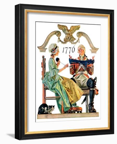 "Truce,"July 4, 1931-Joseph Christian Leyendecker-Framed Giclee Print