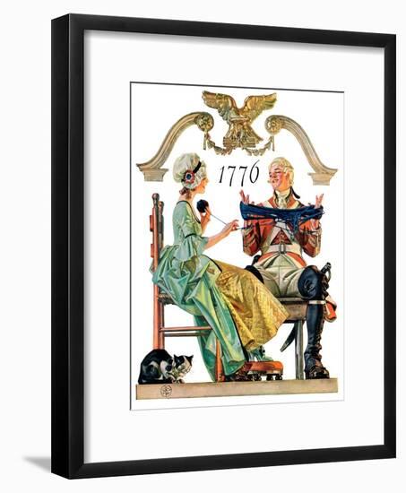 "Truce,"July 4, 1931-Joseph Christian Leyendecker-Framed Giclee Print