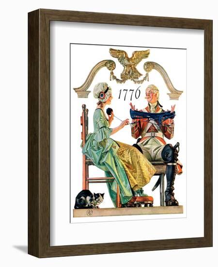 "Truce,"July 4, 1931-Joseph Christian Leyendecker-Framed Premium Giclee Print