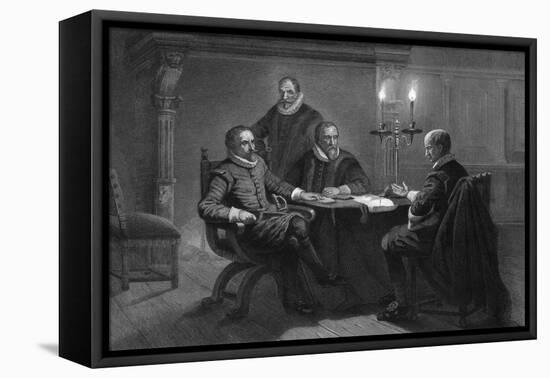 Truce Negotiations-H J Scholten-Framed Stretched Canvas