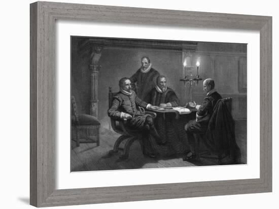 Truce Negotiations-H J Scholten-Framed Art Print