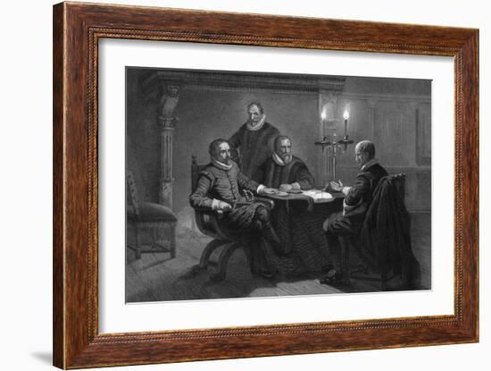 Truce Negotiations-H J Scholten-Framed Art Print