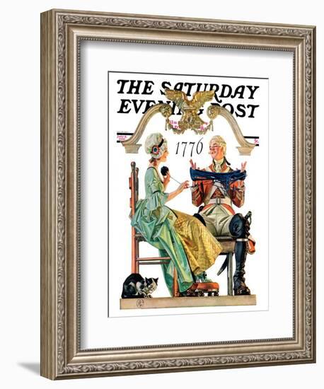 "Truce," Saturday Evening Post Cover, July 4, 1931-Joseph Christian Leyendecker-Framed Giclee Print