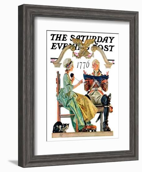 "Truce," Saturday Evening Post Cover, July 4, 1931-Joseph Christian Leyendecker-Framed Giclee Print