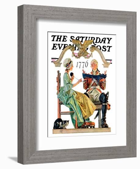 "Truce," Saturday Evening Post Cover, July 4, 1931-Joseph Christian Leyendecker-Framed Giclee Print