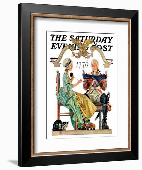 "Truce," Saturday Evening Post Cover, July 4, 1931-Joseph Christian Leyendecker-Framed Giclee Print