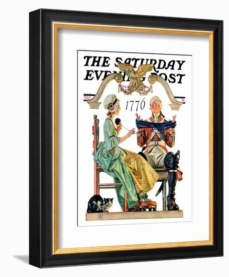 "Truce," Saturday Evening Post Cover, July 4, 1931-Joseph Christian Leyendecker-Framed Giclee Print