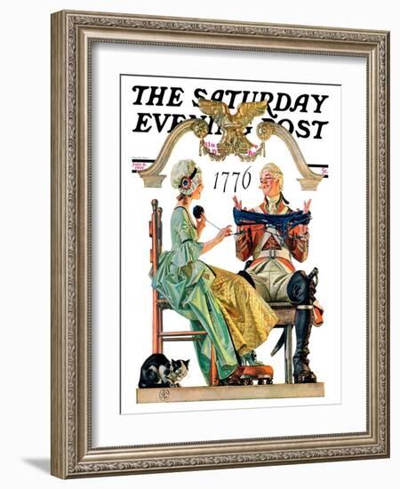 "Truce," Saturday Evening Post Cover, July 4, 1931-Joseph Christian Leyendecker-Framed Giclee Print