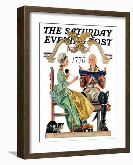 "Truce," Saturday Evening Post Cover, July 4, 1931-Joseph Christian Leyendecker-Framed Giclee Print