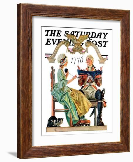 "Truce," Saturday Evening Post Cover, July 4, 1931-Joseph Christian Leyendecker-Framed Giclee Print