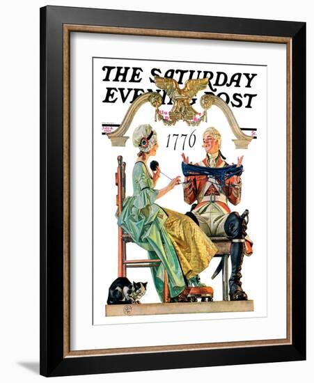 "Truce," Saturday Evening Post Cover, July 4, 1931-Joseph Christian Leyendecker-Framed Giclee Print