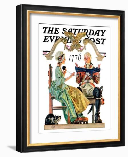 "Truce," Saturday Evening Post Cover, July 4, 1931-Joseph Christian Leyendecker-Framed Giclee Print