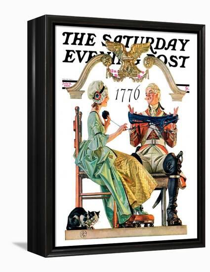 "Truce," Saturday Evening Post Cover, July 4, 1931-Joseph Christian Leyendecker-Framed Premier Image Canvas