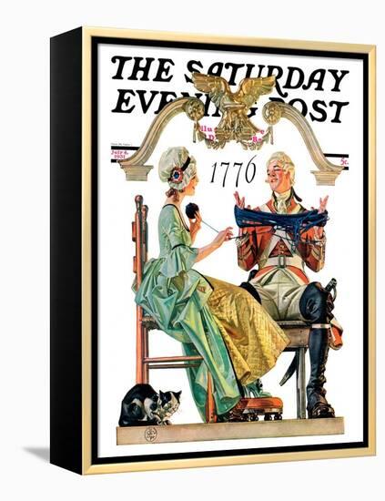"Truce," Saturday Evening Post Cover, July 4, 1931-Joseph Christian Leyendecker-Framed Premier Image Canvas