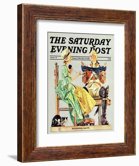 "Truce," Saturday Evening Post Cover, October 1, 1975-Joseph Christian Leyendecker-Framed Giclee Print