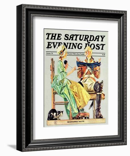 "Truce," Saturday Evening Post Cover, October 1, 1975-Joseph Christian Leyendecker-Framed Giclee Print