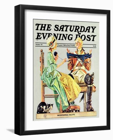 "Truce," Saturday Evening Post Cover, October 1, 1975-Joseph Christian Leyendecker-Framed Giclee Print