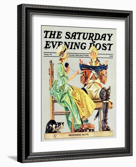 "Truce," Saturday Evening Post Cover, October 1, 1975-Joseph Christian Leyendecker-Framed Giclee Print