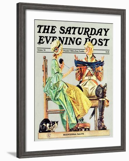 "Truce," Saturday Evening Post Cover, October 1, 1975-Joseph Christian Leyendecker-Framed Giclee Print