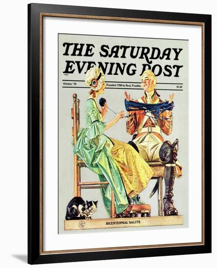 "Truce," Saturday Evening Post Cover, October 1, 1975-Joseph Christian Leyendecker-Framed Giclee Print