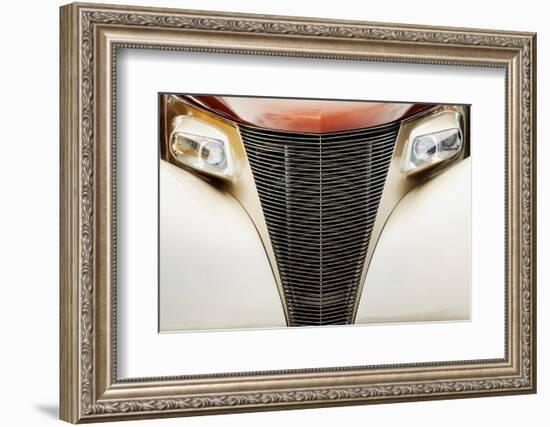 Truck front-end detail of classic street rod, Street Rod Nationals, Louisville, Kentucky-Adam Jones-Framed Photographic Print