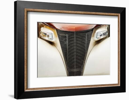 Truck front-end detail of classic street rod, Street Rod Nationals, Louisville, Kentucky-Adam Jones-Framed Photographic Print