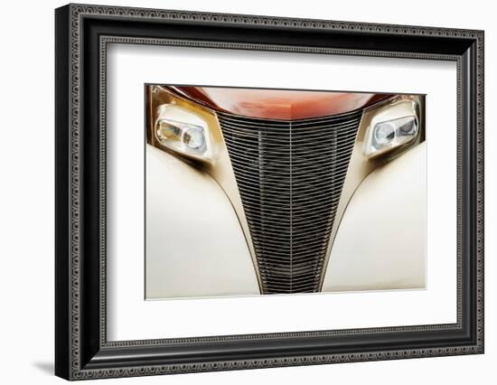 Truck front-end detail of classic street rod, Street Rod Nationals, Louisville, Kentucky-Adam Jones-Framed Photographic Print