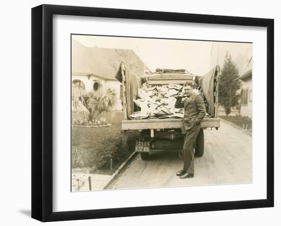 Truck Load of Mail-null-Framed Photo