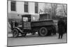 Truck Marked as the Turkey Special Delivers a Turkey to the White House for Thanksgiving-null-Mounted Art Print