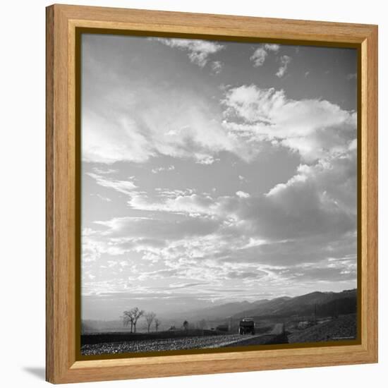 Truck on a Rural Road in Part of the Poor Valley, Home of Folk Music Legends the Carter Family-Eric Schaal-Framed Premier Image Canvas