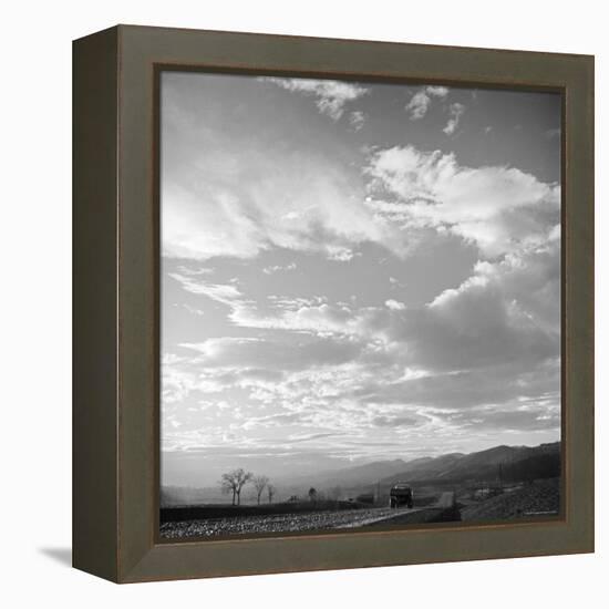 Truck on a Rural Road in Part of the Poor Valley, Home of Folk Music Legends the Carter Family-Eric Schaal-Framed Premier Image Canvas