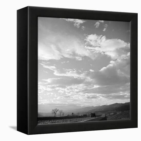 Truck on a Rural Road in Part of the Poor Valley, Home of Folk Music Legends the Carter Family-Eric Schaal-Framed Premier Image Canvas