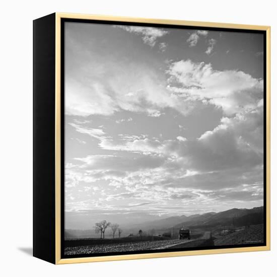 Truck on a Rural Road in Part of the Poor Valley, Home of Folk Music Legends the Carter Family-Eric Schaal-Framed Premier Image Canvas