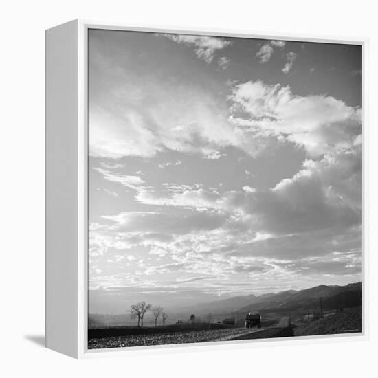 Truck on a Rural Road in Part of the Poor Valley, Home of Folk Music Legends the Carter Family-Eric Schaal-Framed Premier Image Canvas