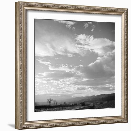 Truck on a Rural Road in Part of the Poor Valley, Home of Folk Music Legends the Carter Family-Eric Schaal-Framed Photographic Print