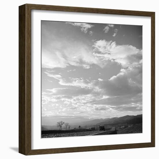 Truck on a Rural Road in Part of the Poor Valley, Home of Folk Music Legends the Carter Family-Eric Schaal-Framed Photographic Print